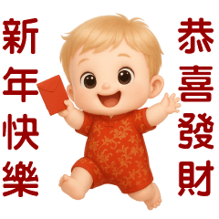 新年快樂男嬰