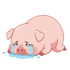 厭世粉紅豬勉為其難說好