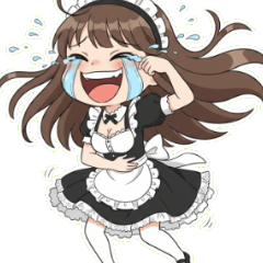 ภารกิจสำเร็จ! สาวเมดหัวเราะลั่นอย่างมีคว