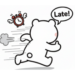 Smiling Bear Stickers