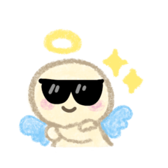 Crayon Doodle Devil and Angel