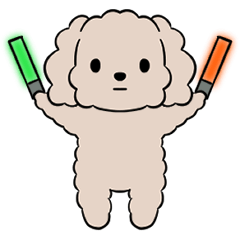 真顔♡シュール♡トイプードルスタンプ