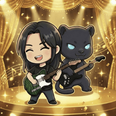 Daily stickers of T-CHROME & KUROW