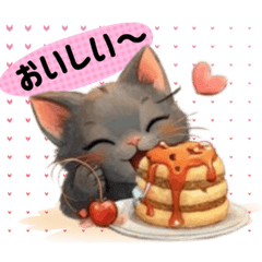 Daily-Use Black Cat Stickers