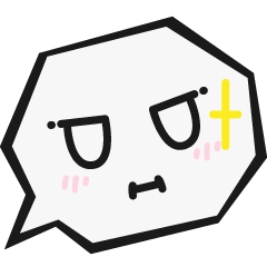 顔面ふきだしスタンプ