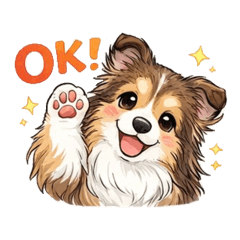 ShetlandSheepdog cute STAMP