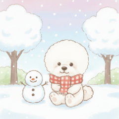 Springtime Bichon Hello