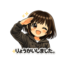 Sweet Girl Stickers for Everyday Chats