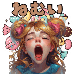 Cute girl character real feelings