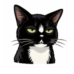 Grumpy-Eyed Tabi(transparent version)