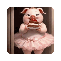 芭蕾小豬的日常動畫