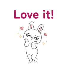 Blank Bunny Stickers