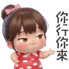 淘氣小胖妹看你表現～