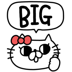 BIG cute cat cat Emoji #1