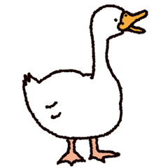 Cutie Goose Sticker