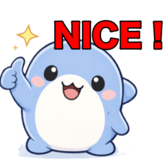 Samepamu the Shark Cute Daily Stickers