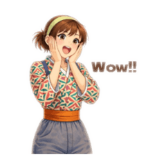 Monpe Lady-Gentle Poses