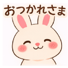 Cute Healing Rabbit Stickers 24
