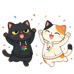 Okoge & Monaka Stickers