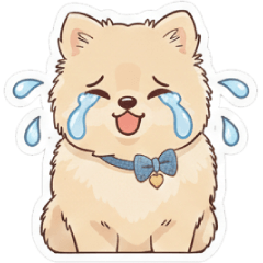 ポメの激おこ！＆にっこりスタンプ40