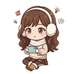 Yun's Winter Outfit Stickers - Daily Set