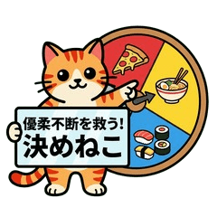 Decisive Cat: The Menu Decision Make