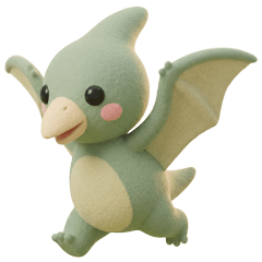 Pteranodon Reaction Stickers (Ptera)