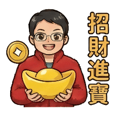 眼鏡小哥的節日祝福