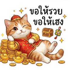 เหมียวส้ม บริติชชอร์ตแฮร์, อวยพรให้ปังๆ