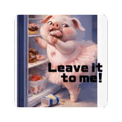 ▶︎動くバレリーナぶたさんの日常3