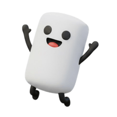 cute marshmallow.