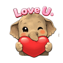 Happy Tiny Elephant v.1