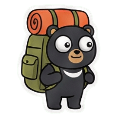 動物日常俱樂部-黑熊