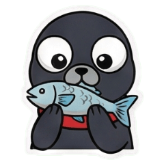 動物日常俱樂部-黑海豹