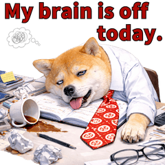 Shiba Inu Office Stickers 2 (EN)