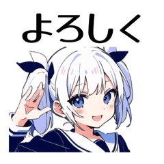 Just greet!! 40 girl stamps