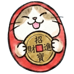 好運貓貓達摩✨招財開運日常