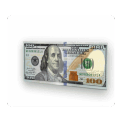 美金翻轉動態貼圖.