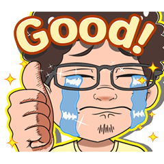 Fluffy Glasses Dude 2