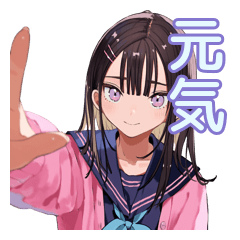 Positive School Girl Daily Life