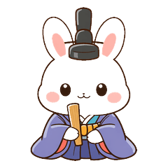 Hinamatsuri Bunny Stickers