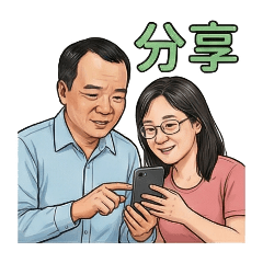 夫妻對話喔