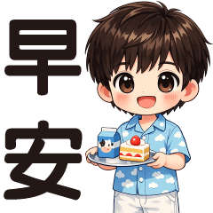 可愛男孩-- 日常實用貼圖