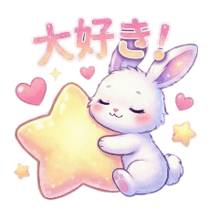 Starry Bunny & Dreamy Galaxy