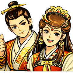 Korean style male and female Stickers