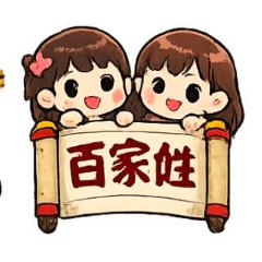 阿輝百家姓貼圖