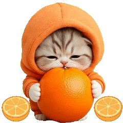 cute orange cat animation keigo  keimaru