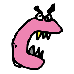 潦潦草草連滾帶爬的生物?