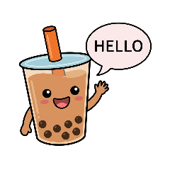 珍奶娃娃的生活貼紙