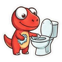 恐龍主題樂園-紅恐龍